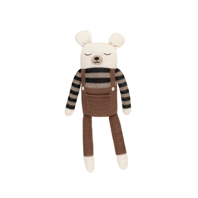 Strickkuscheltier "Large Polar Bear Nut Overalls"