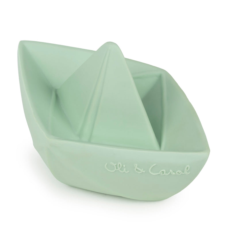 Badespielzeug “Origami Boat Mint”