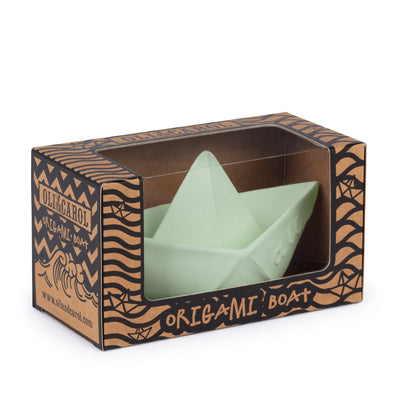 Badespielzeug “Origami Boat Mint”