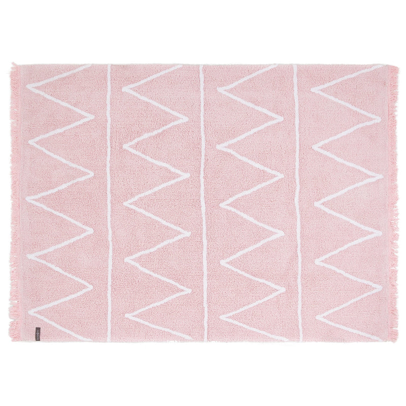 Waschbarer Baumwollteppich “Hippy Pink” 120 x 160 cm