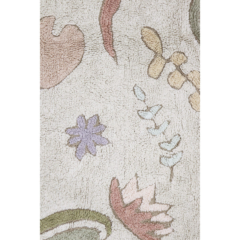Waschbarer Baumwollteppich "Botanic Fantasy" 140 x 200 cm