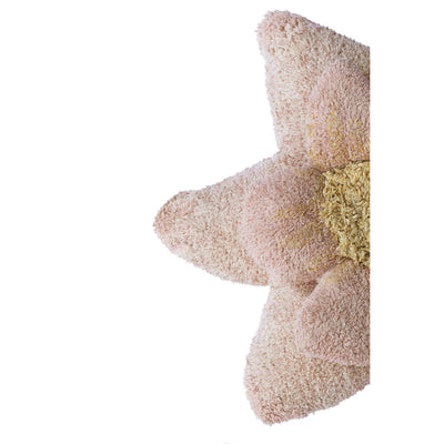 Waschbarer Baumwollteppich mit Kissen “Puffy Lily” 140 x 160 cm