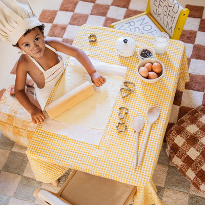 Sitzkissen für Kinder “Vichy Honey”
