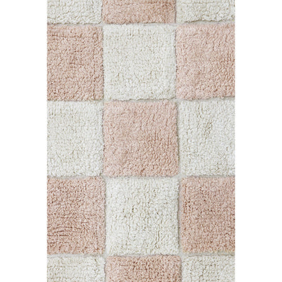 Waschbarer Kinderteppich aus Baumwolle “Kitchen Tiles Rose” 120 x 160 cm