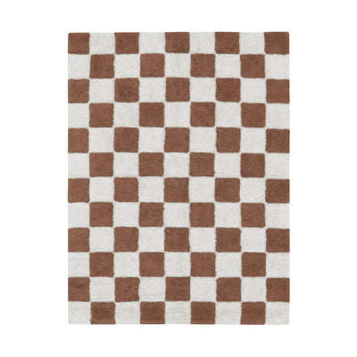 Waschbarer Kinderteppich aus Baumwolle “Kitchen Tiles Toffee” 120 x 160 cm