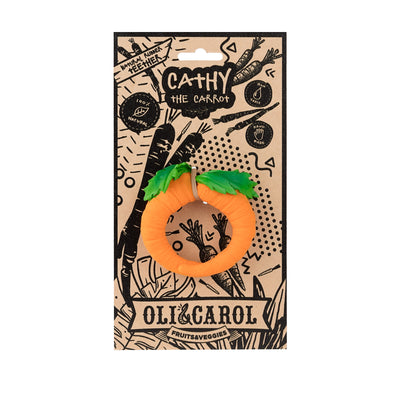 Beißring aus Naturkautschuk “Cathy The Carrot”