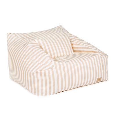 Sitzsack Sessel “Chelsea Twill - Taupe Stripes Natural”