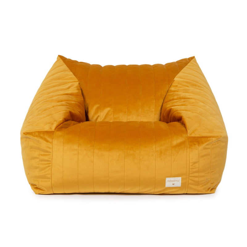Sitzsack Sessel “Chelsea - Velvet Farniente Yellow”