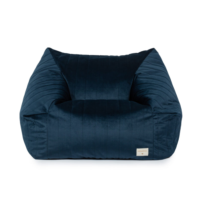 Sitzsack Sessel “Chelsea - Velvet Night Blue”