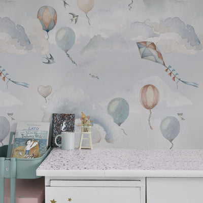 Kindertapete “Balloons Fairytale” 280 x 100 cm