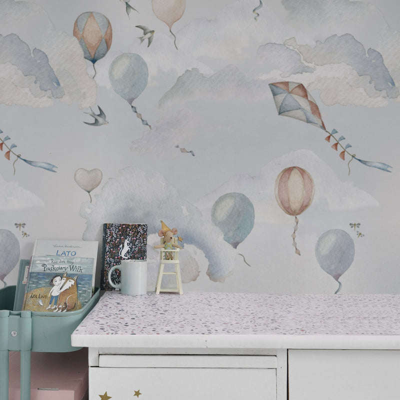 Kindertapete “Balloons Fairytale” 280 x 100 cm