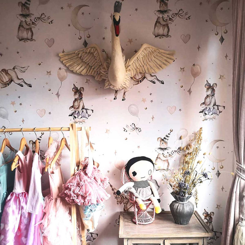 Kindertapete “Girl´s Magic White/Toys From The Attic” 280 x 100 cm