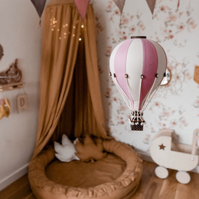 Heißluftballon “Rosa / Vanille“ S