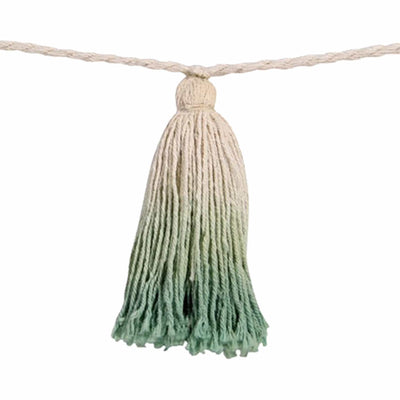 Girlande “Pom Pom Tie-Dye Green”