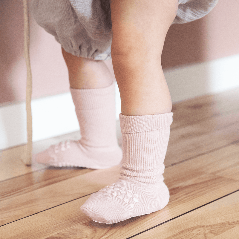 Rutschfeste Bambussocken “Soft Pink“