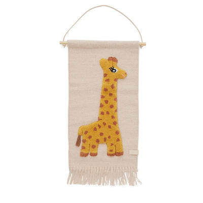 Wandteppich “Giraffe Rose”
