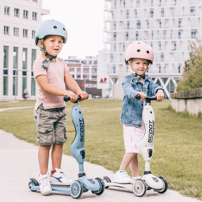 2in1 Kinderroller und Laufrad “Highwaykick 1“ - steel