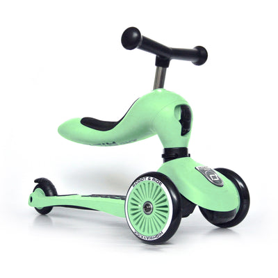 2in1 Kinderroller und Laufrad “Highwaykick 1“ - kiwi