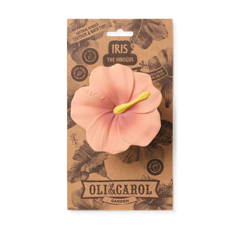 Beißring aus Naturkautschuk “Iris The Hibiscus”