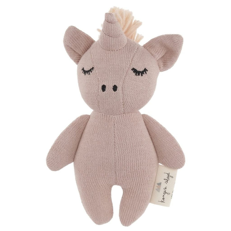 Babyrassel “Mini Unicorn Rose Fawn” mit Glöckchen