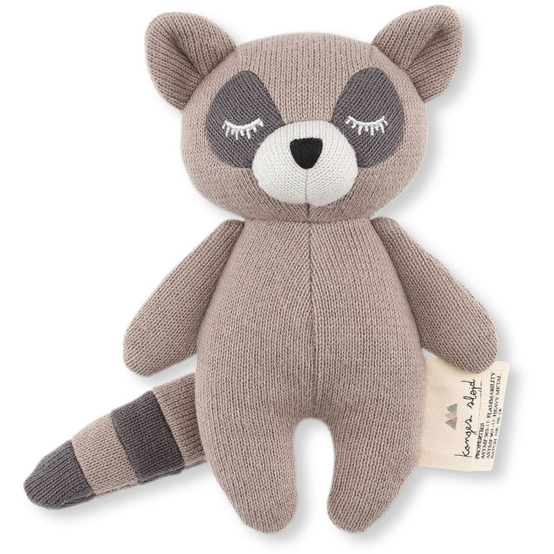 Babyrassel “Mini Racoon Brown” mit Glöckchen