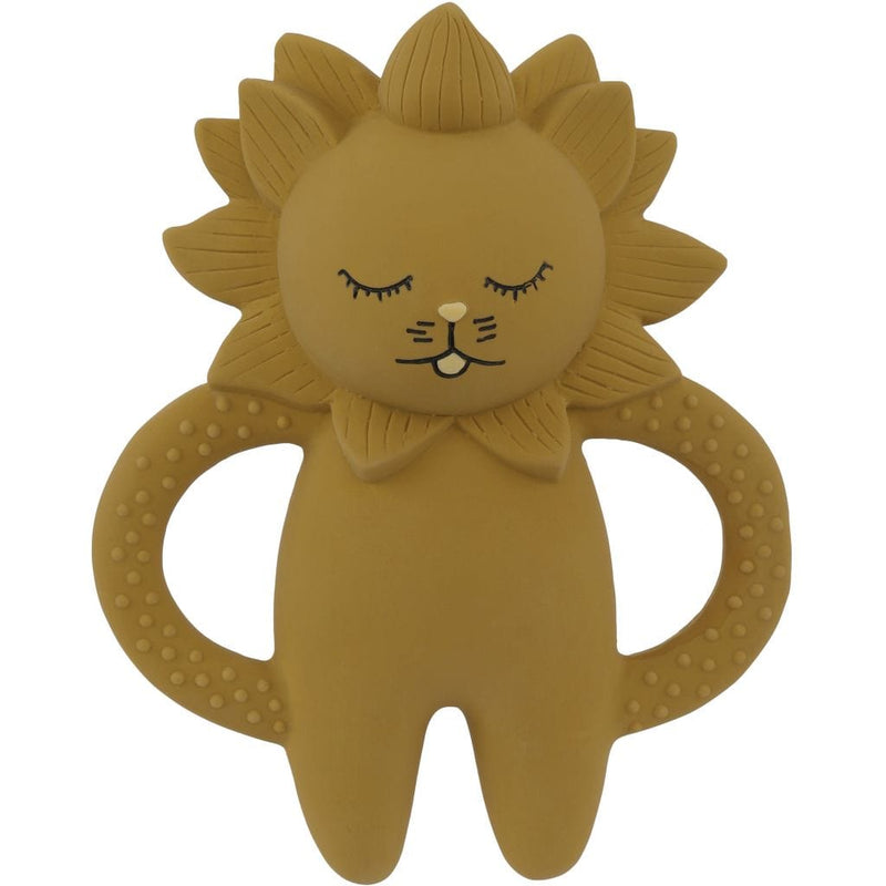 Beißring aus Naturkautschuk “Lion Mustard”
