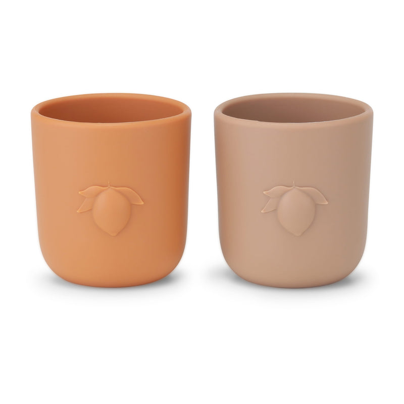 Trinkbecher “Lemon Blush / Terracotta Red” 2er Pack