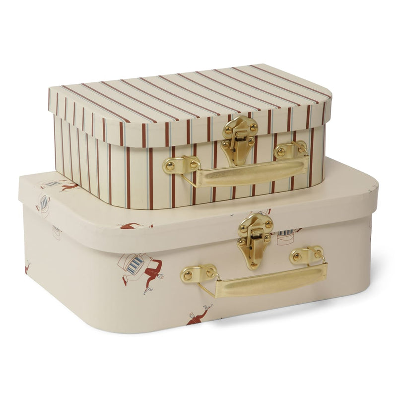 Puppenkoffer “Bell Boy / Vintage Stripe” 2er-Set