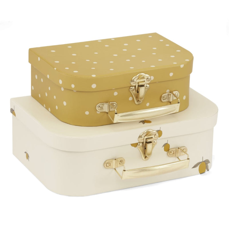 Puppenkoffer “Lemon / Dot” 2er-Set