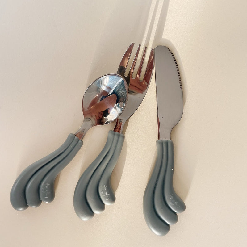 Babybesteck-Set “Wave Whale” 3er Pack
