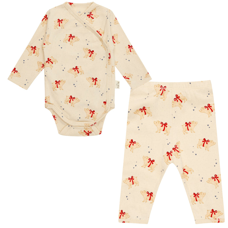 Weihnachts-Pyjama für Neugeborene “Newborn Marzipan”
