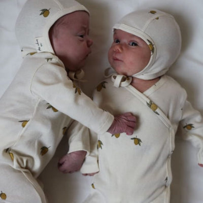 Strampler “New Born Lemon”