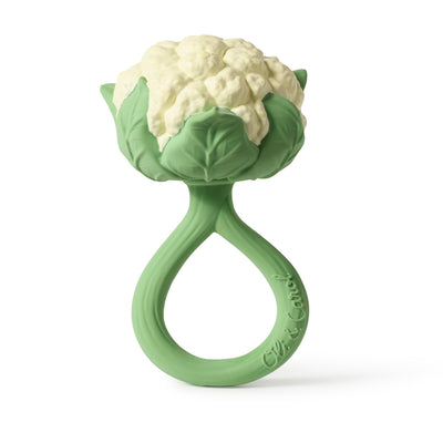 Beißring & Rassel "Cauliflower" 2-in-1