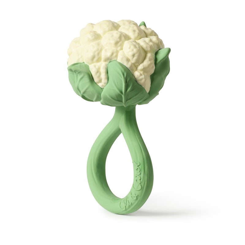 Beißring & Rassel "Cauliflower" 2-in-1