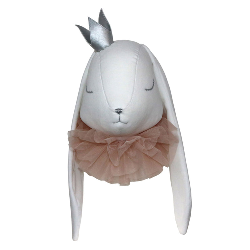 Wanddeko “Velvet Rabbit With A Crown And A Pouder Collar”