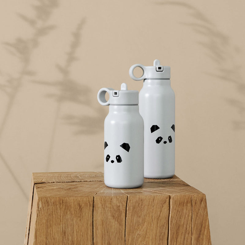 Trinkflasche für Kinder “Falk Panda Light Grey” 350 ml