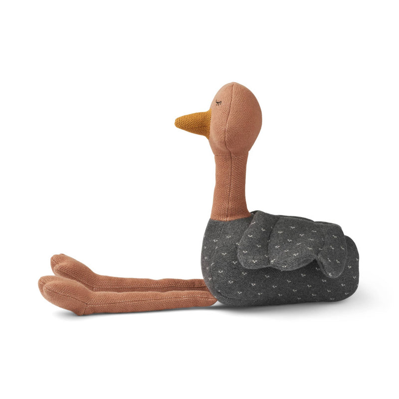 Kuscheltier “Charlotte Ostrich Dark Grey Melange”