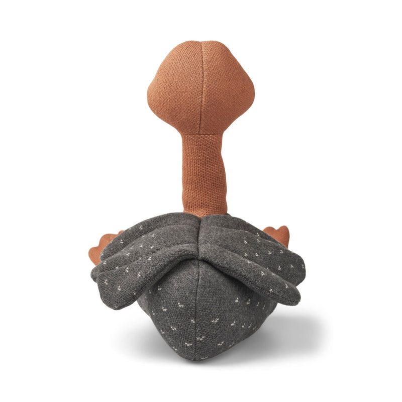 Kuscheltier “Charlotte Ostrich Dark Grey Melange”