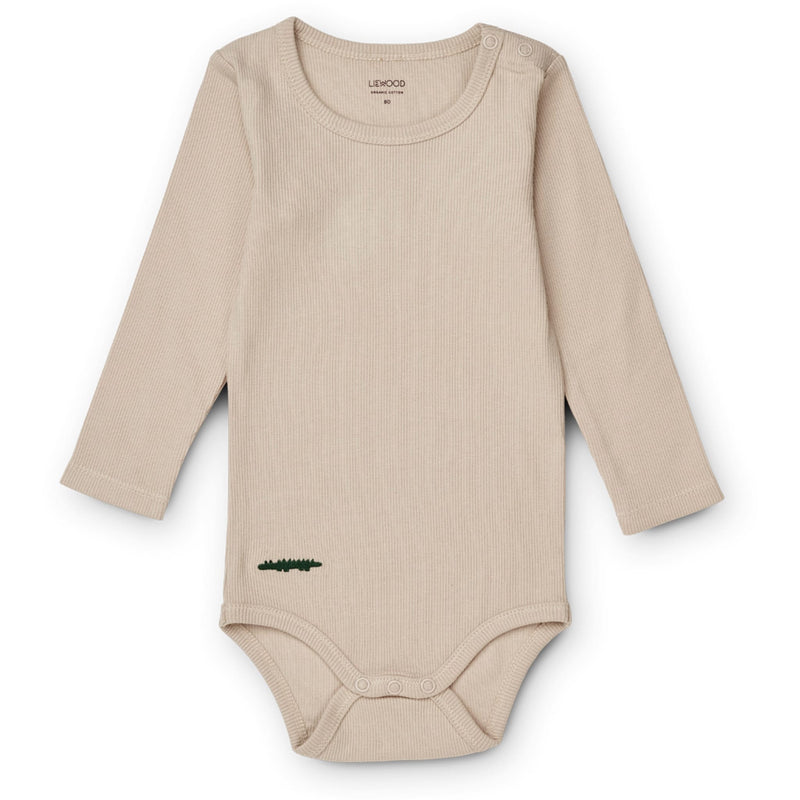 Langarm-Body “Yanni Safari Sandy Mix” 2er Pack