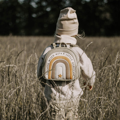 Großer Rucksack “Regenbogen Boho“