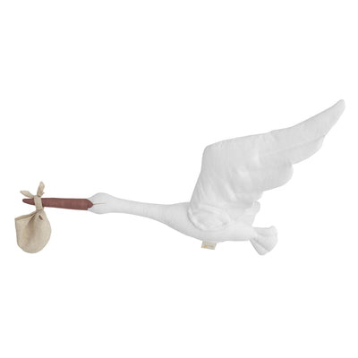 Hängedeko “Stork Linen White With Sack”