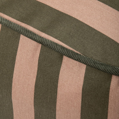 Sitzsack Sessel “Majestic Green Taupe Stripes”