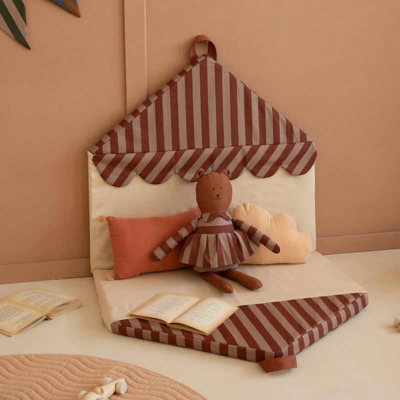 Stoffpuppe "Majestic bear Marsala"