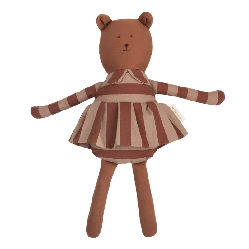 Stoffpuppe "Majestic bear Marsala"