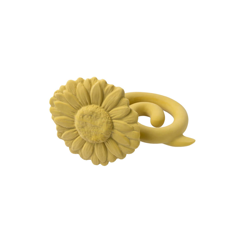 Beißring aus Naturkautschuk “Sunflower Yellow”