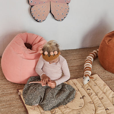 Kinder-Sitzsack “Corduroy Coral”