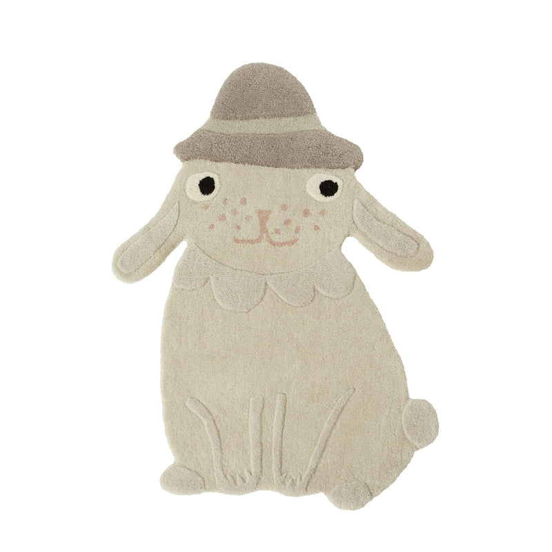 Kinderteppich “Hopsi Rabbit Offwhite”