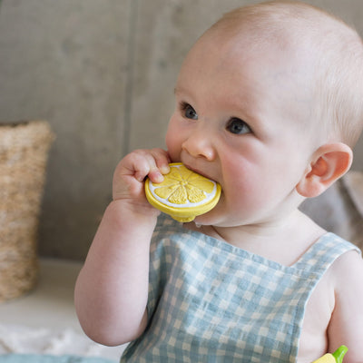 Beißring aus Naturkautschuk “John Lemon”
