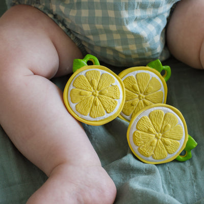 Beißring aus Naturkautschuk “John Lemon”