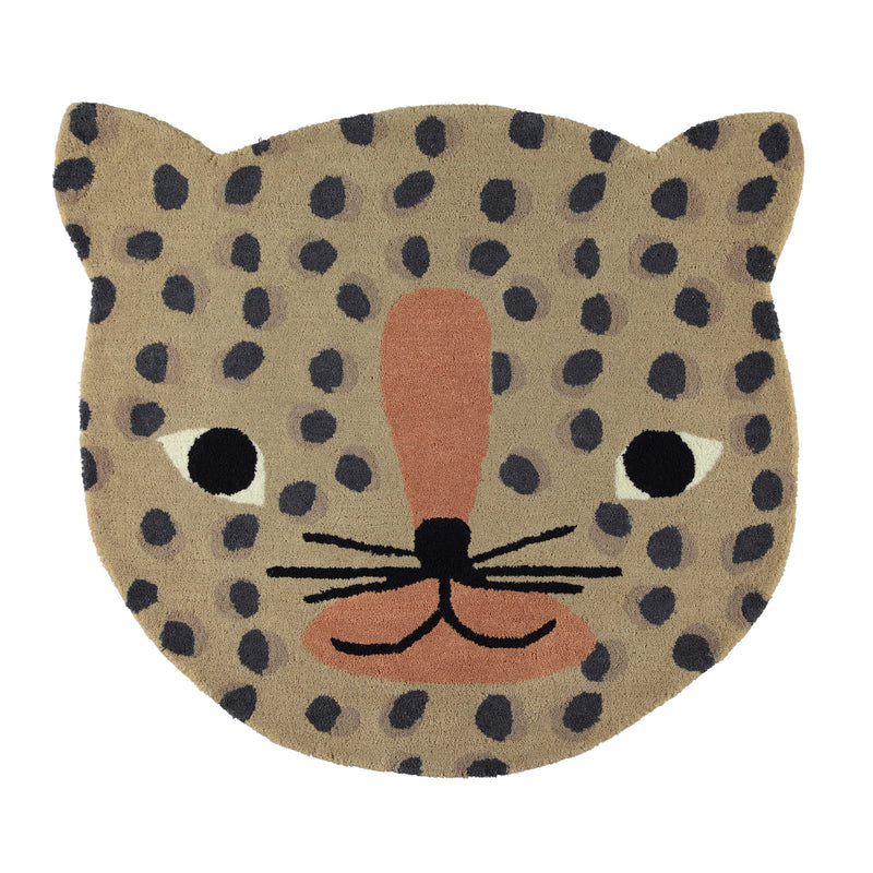 Kinderteppich “Leopard Camel”